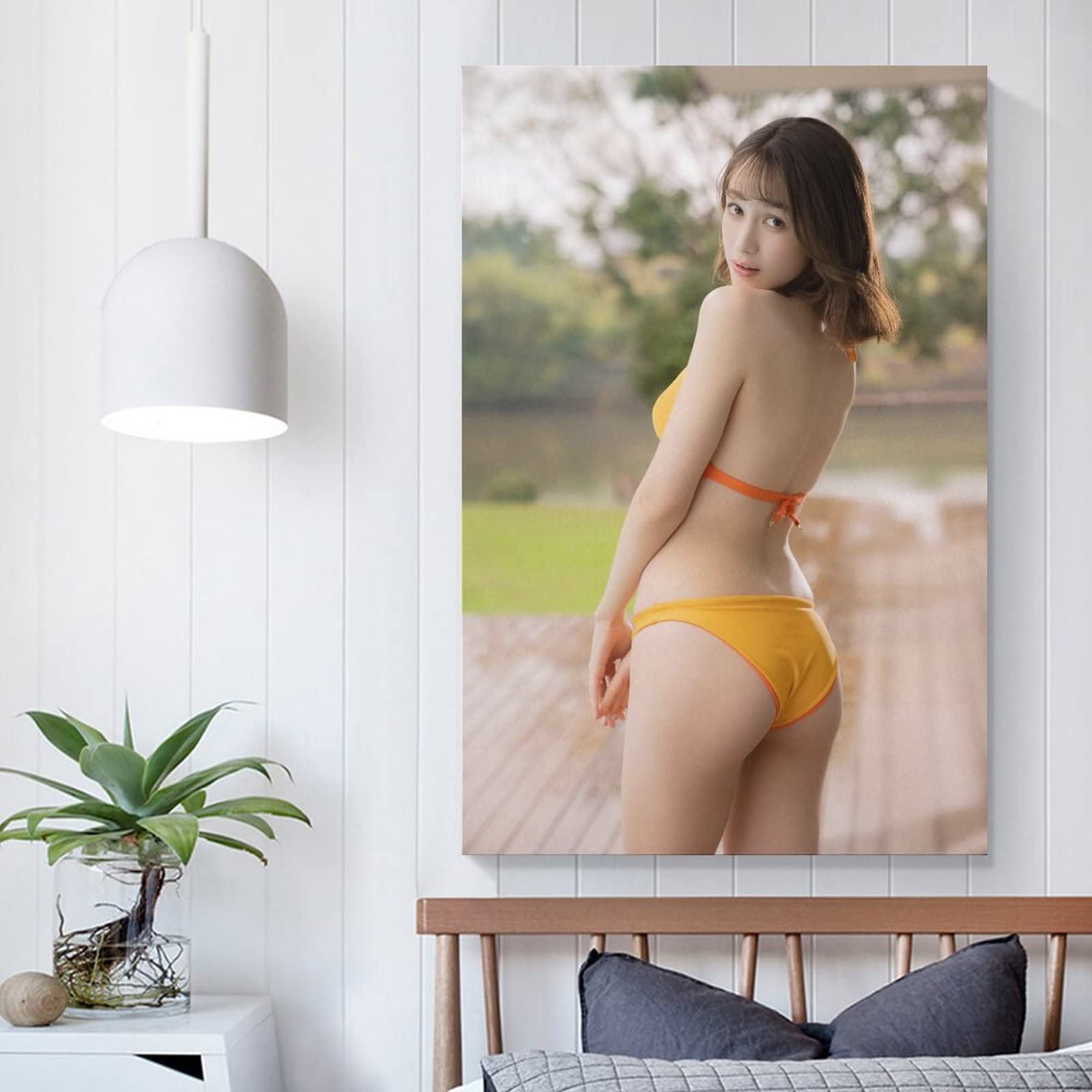 Amazon.co.jp: 藤井サチポスター画像清純女神下着写真9ビキニ 印刷